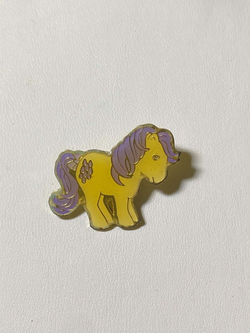 Rare My Little Pony Lemon Drop 1984 Lapel Pin Vintage Collectible Toys Girls
